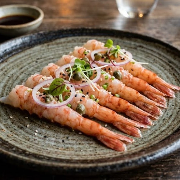Amaebi Carpaccio